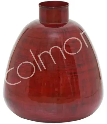 Imagen del producto de Jarrón LEAH, diámetro 40 cm, altura 45 cm, color: rojo
