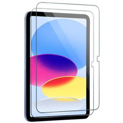 Produktbild von CLM-Tech 2 Stück Schutzfolie für iPad 10 2022 & iPad 11 A16 2025 Panzerfolie Panzerglas Schutz Glas Folie - 9H Härte HD Displayschutzfolie - 0.33mm Ultra-klar