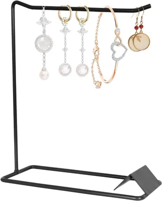 Produktbild von Schmuckständer, Ohrringe Halter, Kettenhalter, Metall Schmuck Organizer, für Ringe, Armbänder, Ketten