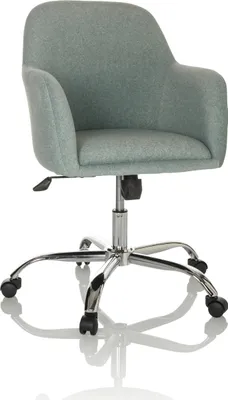 Produktbild von hjh OFFICE Home Office Bürostuhl SOLAO 300 Schreibtischstuhl mit Armlehnen Stoff Drehstuhl