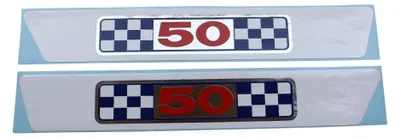 Productafbeelding van Sticker set voor zijpanelen, geschikt voor Suzuki K50 II tot 1974 / K50 L 1974