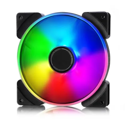 Image de Fractal Design Prisma AL-14 - Ventilateur de boîtier - 140 mm - noir, blanc, semi-transparent (pack de 3)