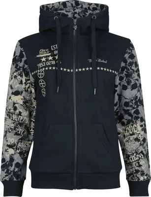 Produktbild von Rock Rebel by EMP Damen Skulls & Details schwarz XL