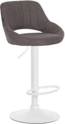Produktbild von Barhocker HLO-CP279 Stoff weiß dunkelgrau