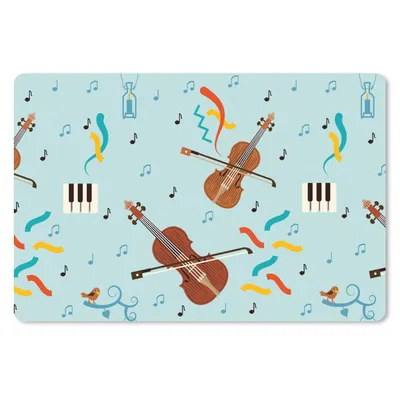 Produktbild von MuchoWow® Mauspad Mousepad Musik - Cello - Noten 27x18 cm - Mousepads - Maus Mat - Pad - Mausunterlage - Büroartikel - Desk Matten