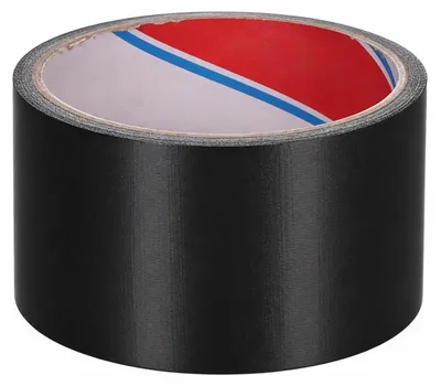 Textilflicken schwarz 5 cm x 5 m wasserabweisend Canvas