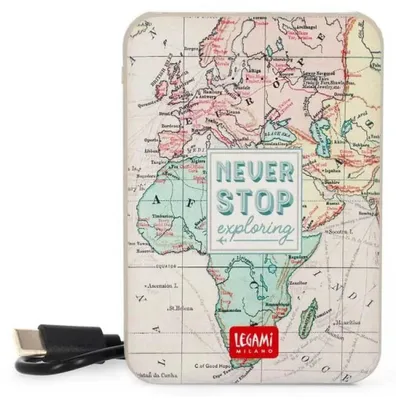 Produktbild von Legami Supercharge Travel Powerbank Beige  Beige One Size