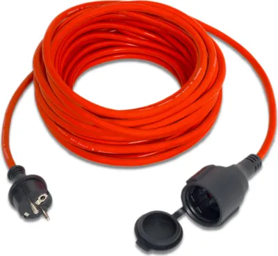 Produktbild von TROTEC Qualitäts-Verlängerungskabel 15 m | 230 V | 1,5 mm² | IP44 | Verlängerungsleitung | Kabel | Verlängerungskabel | Garten
