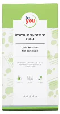Immagine prodotto di test del sistema immunitario - esame del sangue per uso domestico