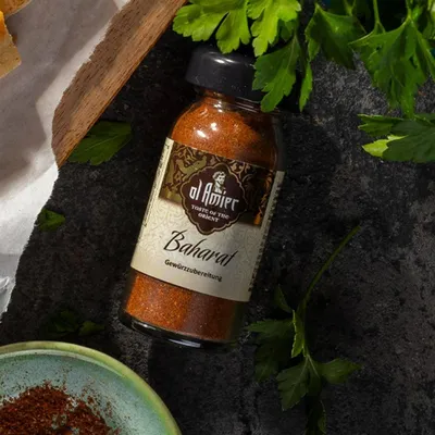 Produktbild von Al Amier Baharat Gewürzzubereitung 30 G Glas  Vegetarisch  Aromatisch-orientalisch im Geschmack