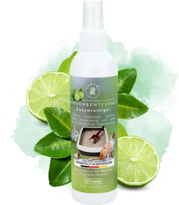 Produktbild von Tier Geruchsentferner gegen Katzenurin und Tiergerüche Enzymreiniger Limette 250ml