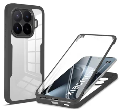 Produktbild von 360° Grad Hülle für Xiaomi 17T Handyhülle mit Integriertem Displayschutz Schwarz