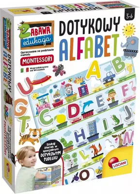 Obrázok produktu pre Montessori Hmatová Abeceda Pl72446 Lisciani