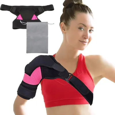 Productafbeelding van Schouderbandage verstelbaar, ademend neopreen, ondersteuning bij pijn, voor rotator cuff