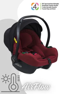 Produktbild von Avionaut Cosmo 2.0 AirFlow - Babyschale (0-13 kg), Farbe Kindersitz:Red