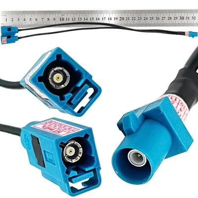 Produktbild von Antennenadapter Y Verteiler kabel - Fakra (Stecker) - 2x Fakra (Buchse)