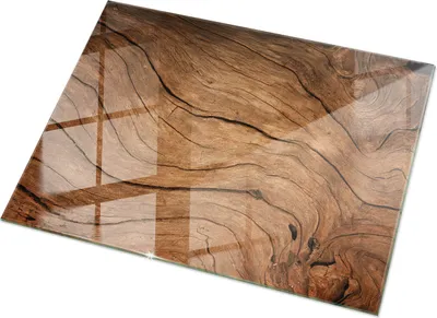 Produktbild von Naturholzmuster– Küchenarbeitsplatte – Glasplatte Küche – Glasarbeitsplatte – Küchenplatte Glas – Arbeitsfläche Glas – Pflegeleicht – 120x80 cm