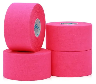 Immagine prodotto di Sporttape adesivo, resistente a strappi, rosa, 3,8 cm x 13,7 m, confezione da 4 rotoli
