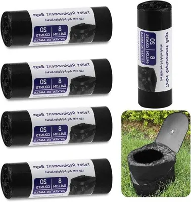 Image de Sacs de toilette biodégradables, 30 l, 100 pièces