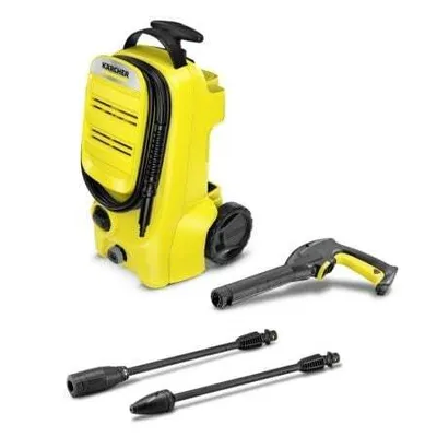 Produktbild von Kärcher Kompakt-Hochdruckreiniger K 3, Druck: max.120 bar, Durchfluss: 380l/h, Flächenleistung: 25m²/h, Wasserfilter, Hochdruckschlauch und Spritzpistole, Turbodüse, lance-Sprühgerät