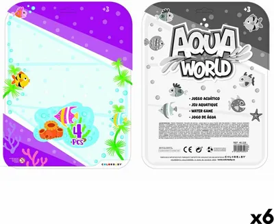 Immagine prodotto di Colorbaby AQUA WORLD gioco d'acqua 16,5 x 19,7 x 2,5 cm (6 pezzi)