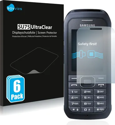 Produktbild von 6x Für Samsung Xcover 550 Schutzfolie Savvies Displayschutz Display Schutz Folie Klar Transparent