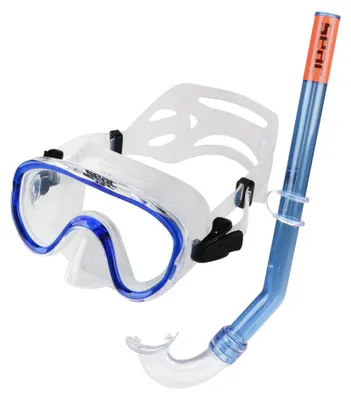 Produktbild von SEAC Set Marina, Schnorchelset aus Tauchmaske und Schnorchel für Kinder – blau