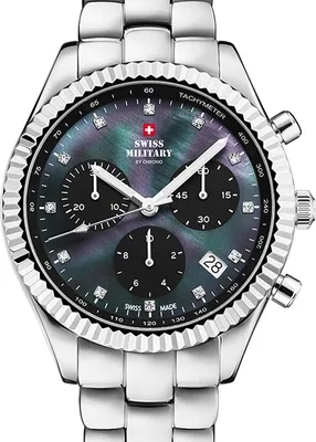 Produktbild von Swiss Military SM30207.01 Elegant Chronograph Damenuhr 38mm 5ATM