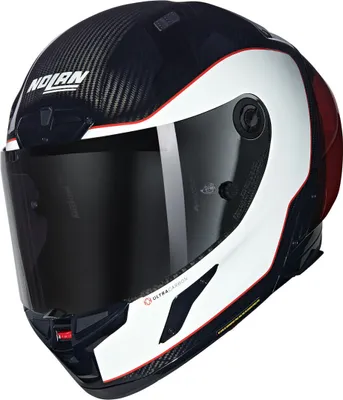 Imagen del producto de Casco Nolan X-804 RS Ultra Carbon Asso Di Picche, /rojo/blanco, talla L (60)