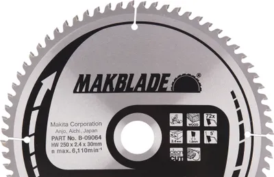 Immagine prodotto di Lama circolare Makita, MAKBLADE 250 x 30 mm, 72 denti