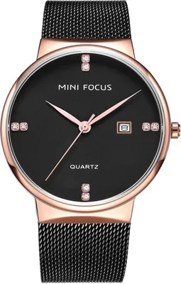 Obrázok produktu pre Hodinky Mini Focus RO-23918 - Čierna/Zlato Ružová KP23918