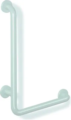 Produktbild von HEWI Winkelgriff, AM:750 W:500 Alu.-Kern, d:33mm reinweiß, 1 Stk.