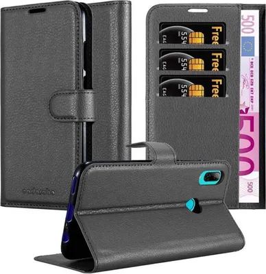 Obrázok produktu pre Cadorabo case for Honor 10 LITE / Huawei P SMART 2019 Protective cover in black Puzdro na mobilný telefón Case Cover