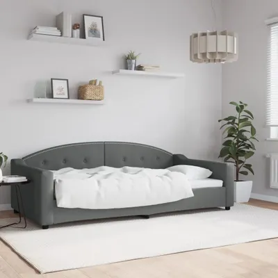 Produktbild von Tagesbett Dunkelgrau 100x200 cm Stoff