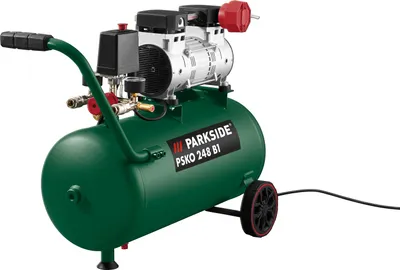Produktbild von PARKSIDE® Silent-Kompressor »PSKO 248 B1«, 24 l Kesselvolumen