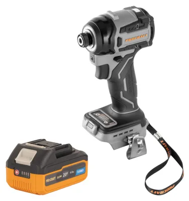 Zdjęcie produktu dla Akumulatorowy klucz udarowy Procraft ID20Abb 20 V 180 Nm 1/4" + 1x akumulator 4,0 Ah - bez ładowarki