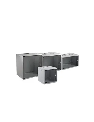 Produktbild von EFB 48,26cm 19Zoll 15HE Wandgehaeuse Schrank Verteiler BASIC Tiefe 450 mm 1-teilig Flat Pack RAL7035 GRAU