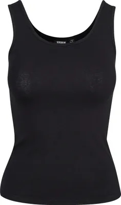 Produktbild von Urban Classics Top Damen Ladies 2-Pack Basic Stretch Top schwarz L