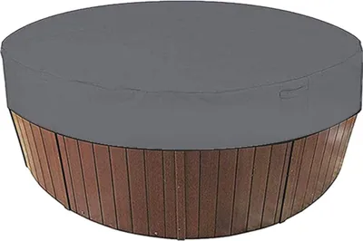 Produktbild von Runde Schwimmbadabdeckung Schwimmbad Solarabdeckung Schwimmbad, 100 UV-wasserbeständige Spa-Schutzabdeckung, 190 × 30 cm