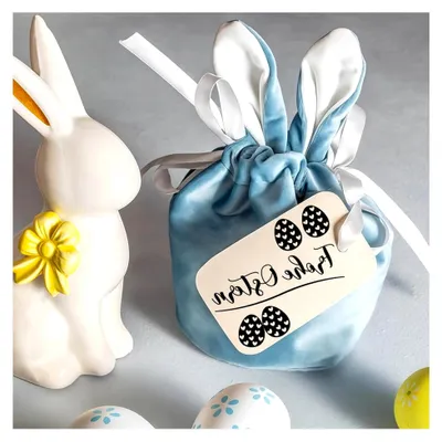 Produktbild von Osterstempel 4 Stück, Stempel Frohe Ostern, Holzstempel, Osterstempel für Eierstempel, Ostern Basteln, Geschenkpapier Scrapbooking