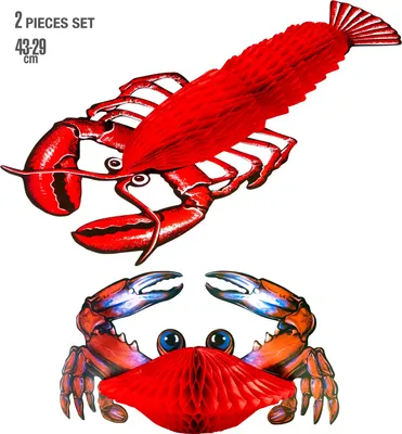 Produktbild von "Sets von WABENBALL HUMMER & KRABBE" (Hummer 43 cm - Krabbe 29 cm)