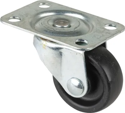 Productafbeelding van BS Rollen: Zwenkrollen, diameter 30 mm, bouwhoogte 36 mm, kunststofwiel voor zachte vloeren, bouwhoogte 36 mm - F25.030