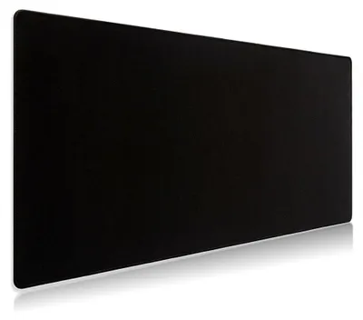 Produktbild von Schwarzes Mauspad 120 x 60 cm, große Mausunterlage für Gaming und Büro