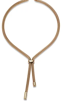 Produktbild von 5mm Y-Kette Halskette Collier Phantasiekette aus 585 Gold Rotgold 45cm