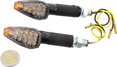 Immagine prodotto di Indicatore JMP Arrow2 LED lungo bianco con ottica al carbonio