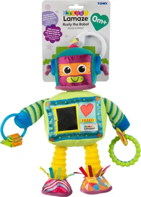 Image de TOMY Lamaze pendentif peluche robot Rusty LC27089