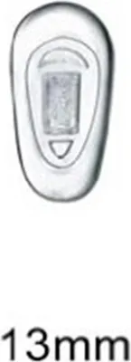 Produktbild von Silikonbrillenpads Schraubsystem (Tropfen 13mm)
