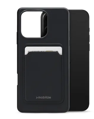 Image de Mobilize Cardcase TPU Back Cover Black Apple iPhone 16 Pro Max