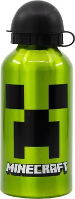 Produktbild von Minecraft Creeper Kinder Aluminium Trinkflasche 400 ml