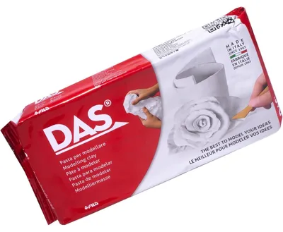 Produktbild von Modelliermasse Knetmasse Modelliermasse - Lufthärtend - Weiß - 1 kg